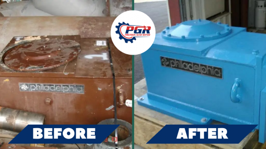 Precision Gear Repair – Before and After Industrial Gearbox Repair Industrial Gearbox Repair - Before and After