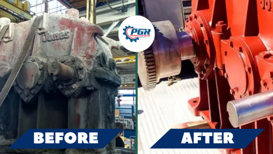 Precision Gear Repair – Before and After Industrial Gearbox Repair Gearbox Repair - Before and After
