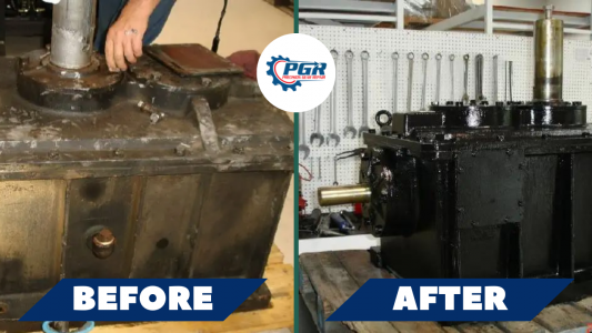 Precision Gear Repair – Before and After Industrial Gearbox Repair Gearbox Repair - Before and After