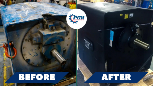 Precision Gear Repair – Before and After Industrial Gearbox Repair Industrial Gearbox Repair - Before and After