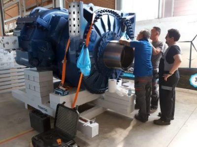 Industrial Gearbox Being Worked On By Precision Gear Repair Team Industrial Gearbox Being Worked On By Precision Gear Repair Team